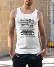 Load image into Gallery viewer, A Spoiled Husband Of   March   Freaking Awesome Wife For Birthday Gift Unisex Tank Top
