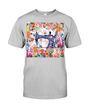 Load image into Gallery viewer, Embroidery Machine Flower Special Custom Design   For Girls Guys Tee
