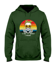 Load image into Gallery viewer, I Do What I Want Skull Sunflower Special Custom Design Hoodie
