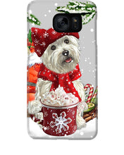 Load image into Gallery viewer, Cute Westie Christmas Night Gift For Dog Lovers Phone case
