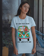 Load image into Gallery viewer, Cats Lovers Gifts - On A Dark Desert Highway Cool Wind In My Hair Guys Tee
