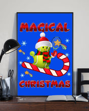Load image into Gallery viewer, Tennis Players Magical Christmas Snowman Gift For Women Vertical Poster
