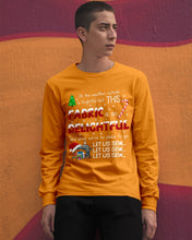 Load image into Gallery viewer, Weather Outside Frightful Sewing Let Us Sew Unisex Long Sleeve
