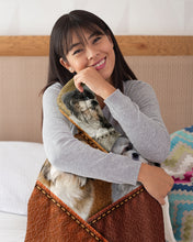 Load image into Gallery viewer, Three Cute Shih Tzu In Bag Gift For Dog Lovers Fleece Blanket
