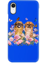 Load image into Gallery viewer, Pekingese With Peonies Gift For Dog Lovers Phone case
