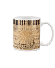 Load image into Gallery viewer, Vintage Design Piano Song Gift For Music Lovers Mug
