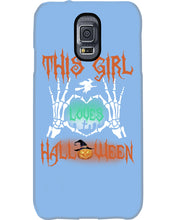 Load image into Gallery viewer, This Girl Loves Halloween Gift For Girls Phone case
