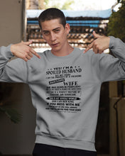 Load image into Gallery viewer, I'm A Spolied Husband But Not Yours  - Awesome Wife Was Born In February Sweatshirt
