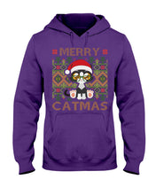 Load image into Gallery viewer, Merry Catmas Cute Funny Gifts Hoodie
