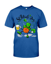 Load image into Gallery viewer, Basketball Saint Patrick's Day Gift For Basketball Lovers Guys Tee
