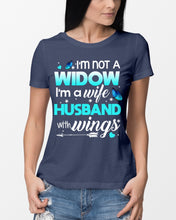Load image into Gallery viewer, I'm A Wife Husband With Wings Trending Ladies Tee
