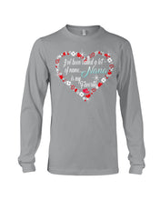 Load image into Gallery viewer, Nana Is My Favorite  Unique Custom Design For Family Unisex Long Sleeve
