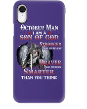 Load image into Gallery viewer, October Man Son Of God Birthday Meaningful Gift For Men Phone case
