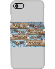 Load image into Gallery viewer, Do What Makes You Happy With Bats Gift For Girls Phone case
