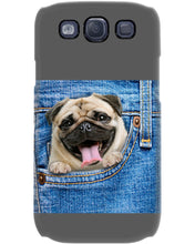 Load image into Gallery viewer, baby Pug In Denim Pocket Gift For Dog Lovers Phone case
