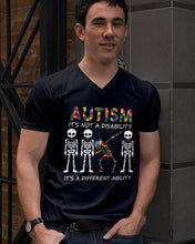 Load image into Gallery viewer, Autism It's A Different Ability Gift For Autism People Guys V-Neck
