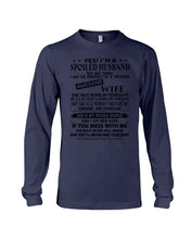 Load image into Gallery viewer, I'm A Spolied Husband But Not Yours  - Awesome Wife Was Born In February Unisex Long Sleeve
