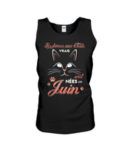 Load image into Gallery viewer, Lé Dames Aux Thats Vrais Sont Nées En   Juin For Birthday Gift Unisex Tank Top
