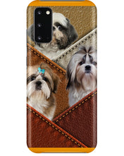 Load image into Gallery viewer, Three Cute Shih Tzu In Bag Gift For Dog Lovers Phone case
