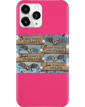 Load image into Gallery viewer, Do What Makes You Happy With Bats Gift For Girls Phone case

