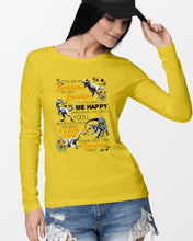 Load image into Gallery viewer, My Only Sunshine Make Me Happy Special Custom Design Unisex Long Sleeve
