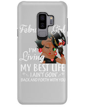 Load image into Gallery viewer, Betty Boop February Girl Living My Best Life Birthday Meaningful Gift Phone case

