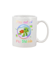 Load image into Gallery viewer, Vintage Funny Stay Out Of My Bubble Gift For Turtle Lovers Mug
