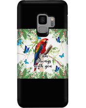 Load image into Gallery viewer, Scarlet Macaw With Butterflies I Am Always With You Gift For Lover Phone case
