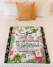 Load image into Gallery viewer, Mom Gift For Son Never Forget That I Love You Fleece Blanket
