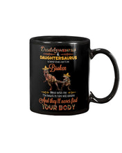 Load image into Gallery viewer, Daddysaurus Daughtersaurus A Bond That Can't Be Broken Mug

