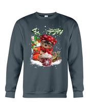 Load image into Gallery viewer, Yorkshire Terrier Loves Drinking Hot Latte Gift For Dog Lovers Sweatshirt
