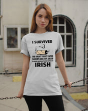 Load image into Gallery viewer, Toilet Paper Shortage Of 2020 Being Quarantined With My   Irish  Personalized Nation Guys Tee

