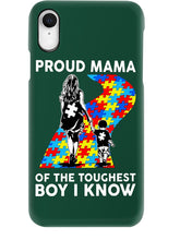 Load image into Gallery viewer, Proud Mama Of The Touchest Boy I Know Autism's Day Gift Phone case
