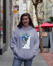Load image into Gallery viewer, Magical Gray Couple African Parrot Gift For Bird Lovers Hoodie
