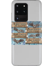 Load image into Gallery viewer, Do What Makes You Happy With Bats Gift For Girls Phone case
