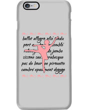 Load image into Gallery viewer, Ballet Words Pink Pattern Gift For Ballet Dancer Phone case
