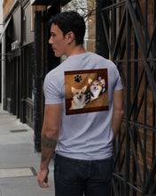 Load image into Gallery viewer, Corgi Paws Pattern Dog Mom Custom Name Gift For Manada Guys V-Neck
