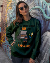 Load image into Gallery viewer, A Man Loves Beer And Dachshund Gift For Dog Lovers Sweatshirt
