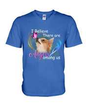 Load image into Gallery viewer, I Believe There Are Angels Among Us Gift For Chihuahua Lovers Guys V-Neck
