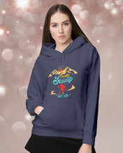 Load image into Gallery viewer, I'm Retired Skiing Is My Job Mountainous Terrain Hoodie
