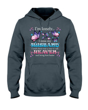 Load image into Gallery viewer, I'm Lonely I Miss My Husband Butterfly Gift For Lover Hoodie
