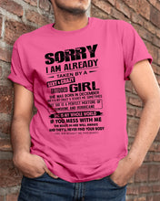 Load image into Gallery viewer, I'm Already Taken By December Sexy And Crazy Girl For Birthday Gift Guys Tee
