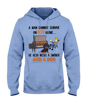 Load image into Gallery viewer, A Man Loves Beer And Dachshund Gift For Dog Lovers Hoodie
