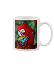 Load image into Gallery viewer, Red Parrot Jungle Forest Gift For Bird Lovers Mug
