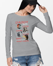 Load image into Gallery viewer, Daddy You Are As Strong As Lion Trending Gift For Animal Lovers Unisex Long Sleeve
