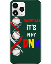 Load image into Gallery viewer, Baseball Be My DNA Gift For Sport Lovers Phone case
