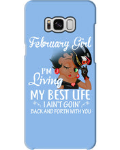 Load image into Gallery viewer, Betty Boop February Girl Living My Best Life Birthday Meaningful Gift Phone case
