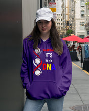 Load image into Gallery viewer, Baseball Be My DNA Gift For Sport Lovers Hoodie
