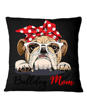 Load image into Gallery viewer, Black Phone Case Bulldog Mom Gift For Bulldog Lovers Pillow Cover
