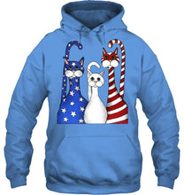 Load image into Gallery viewer, Cat Happy America  Independence's Day Special Custom Design Hoodie
